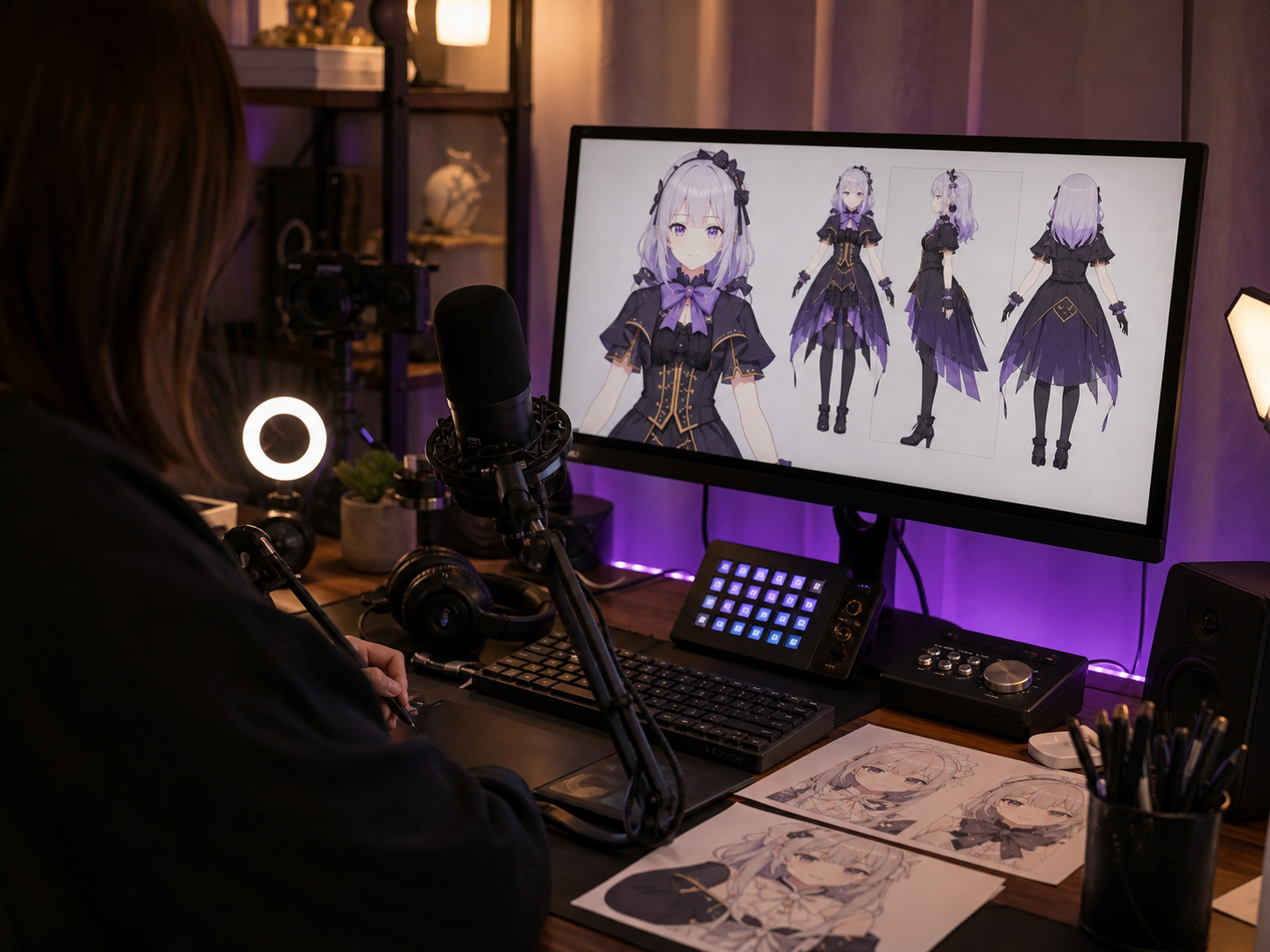 配信・VTuber向けキャラのイメージ
