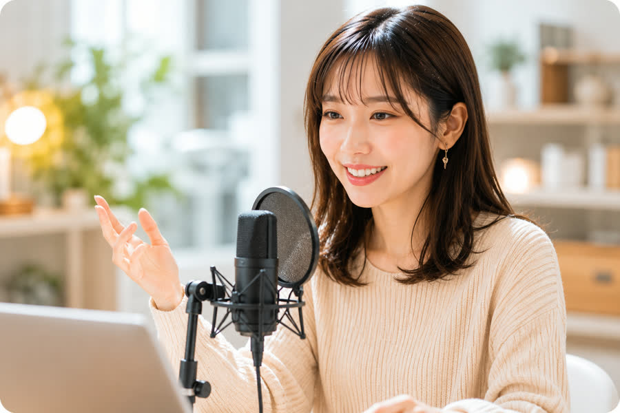 配信未経験からColorSingを始めたライバーのイメージ