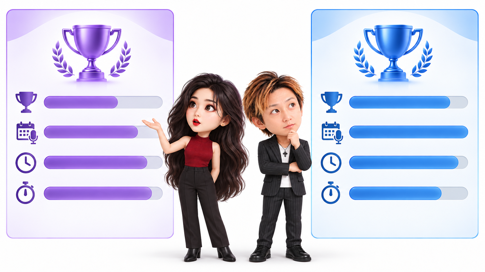 カラーシング初月のリーグ比較:配信経験ゼロはLeague 38、経験ありはLeague 53